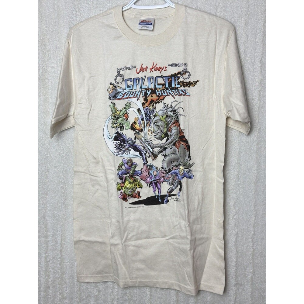 Vintage Jack Kirby Galactic Bounty Hunters S Hanes Heavyweight Comic Graphic Tee